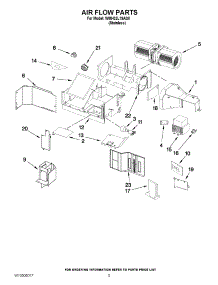 04 - Air Flow Parts parts for Whirlpool Microwave WMH32L19AS0 / from AppliancePartsPros.com