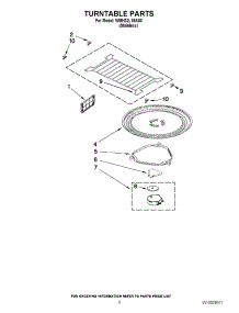 05 - Turntable Parts parts for Whirlpool Microwave WMH32L19AS0 / from AppliancePartsPros.com