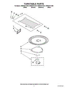 05 - Turntable Parts parts for Whirlpool Microwave WMH32517AB0 / from AppliancePartsPros.com