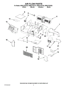 04 - Air Flow Parts parts for Whirlpool Microwave WMH2175XVS3 / from AppliancePartsPros.com