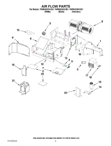 04 - Air Flow Parts parts for Whirlpool Microwave YWMH2205XVB1 / from AppliancePartsPros.com