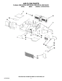 04 - Air Flow Parts parts for Whirlpool Microwave WMH1163XVD3 / from AppliancePartsPros.com