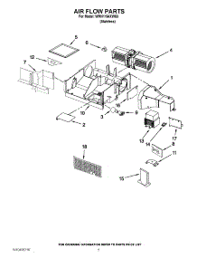 04 - Air Flow Parts parts for Whirlpool Microwave WMH1164XWS3 / from AppliancePartsPros.com