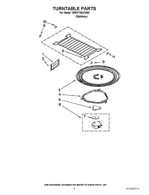 05 - Turntable Parts parts for Whirlpool Microwave WMH1164XWS3 / from AppliancePartsPros.com