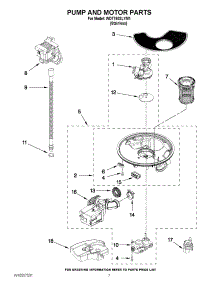 06 - Pump And Motor Parts parts for Whirlpool Dishwasher WDT790SLYM1 / from AppliancePartsPros.com