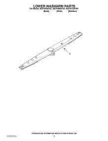 11 - Lower Washarm Parts parts for Whirlpool Dishwasher WDT910SAYH1 / from AppliancePartsPros.com