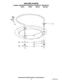 08 - Heater Parts parts for Whirlpool Dishwasher WDF730PAYB1 / from AppliancePartsPros.com