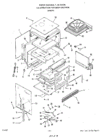 03 - Body parts for Roper Oven B4007B0 / from AppliancePartsPros.com