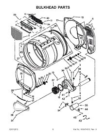 03 - Bulkhead Parts parts for Whirlpool Dryer CGM2793BQ0 / from AppliancePartsPros.com