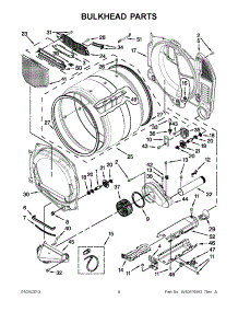 04 - Bulkhead Parts parts for Whirlpool Dryer YWED9050XW2 / from AppliancePartsPros.com