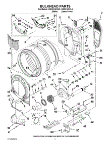 03 - Bulkhead Parts parts for Whirlpool Dryer WED97HEXW3 / from AppliancePartsPros.com