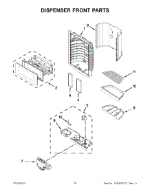 03 - Bulkhead Parts parts for Whirlpool Dryer WED94HEXW2 / from AppliancePartsPros.com