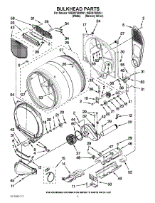03 - Bulkhead Parts parts for Whirlpool Dryer WED9750WL1 / from AppliancePartsPros.com