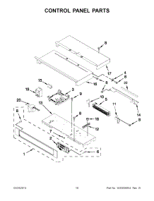 05 - Control Panel Parts parts for Kitchenaid Oven KEBS209BSP00 / from AppliancePartsPros.com