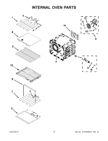06 - Internal Oven Parts parts for Kitchenaid Oven KEBS209BSP00 / from AppliancePartsPros.com