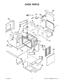 02 - Oven Parts parts for Kitchenaid Oven KEMS309BSP00 / from AppliancePartsPros.com
