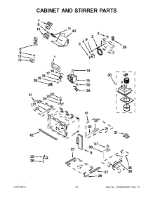 05 - Cabinet And Stirrer Parts parts for Kitchenaid Oven KEMS309BSS00 / from AppliancePartsPros.com