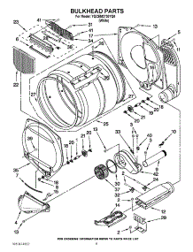 03 - Bulkhead Parts parts for Whirlpool Dryer YQCEM2730YQ0 / from AppliancePartsPros.com