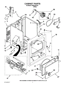 02 - Cabinet Parts parts for Whirlpool Dryer WGD4700YQ1 / from AppliancePartsPros.com