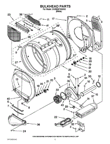 03 - Bulkhead Parts parts for Whirlpool Dryer 3XWED5705SW3 / from AppliancePartsPros.com