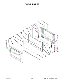 06 - Door Parts parts for Whirlpool Range SF216LXSQ2 / from AppliancePartsPros.com