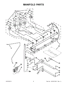 04 - Manifold Parts parts for Whirlpool Range WFG710H0AE0 / from AppliancePartsPros.com