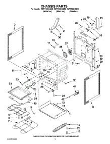 03 - Chassis Parts parts for Whirlpool Range WFE710H0AH0 / from AppliancePartsPros.com
