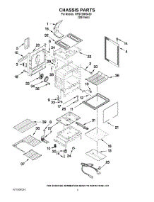 03 - Chassis Parts parts for Whirlpool Range WFG720H0AS0 / from AppliancePartsPros.com