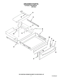 06 - Drawer Parts parts for Whirlpool Range WFG720H0AS0 / from AppliancePartsPros.com