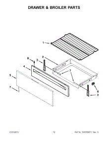 06 - Drawer & Broiler Parts parts for Whirlpool Range WFG520S0AB1 / from AppliancePartsPros.com