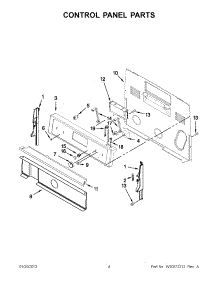 02 - Control Panel Parts parts for Whirlpool Range YWFE540H0BB0 / from AppliancePartsPros.com