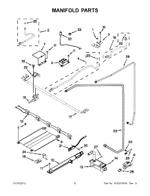 03 - Manifold Parts parts for Whirlpool Range WFG231LVQ1 / from AppliancePartsPros.com