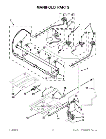 03 - Manifold Parts parts for Whirlpool Range WFG524SLAB1 / from AppliancePartsPros.com