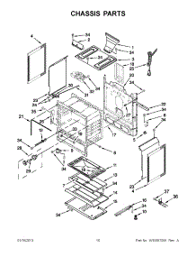 05 - Chassis Parts parts for Whirlpool Range WFG510S0AB1 / from AppliancePartsPros.com
