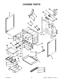 03 - Chassis Parts parts for Whirlpool Range YWFE710H0BW0 / from AppliancePartsPros.com