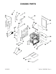 03 - Chassis Parts parts for Whirlpool Range GGE390LXB04 / from AppliancePartsPros.com