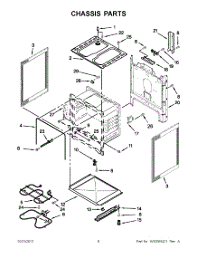03 - Chassis Parts parts for Whirlpool Range WFC150MLAW0 / from AppliancePartsPros.com