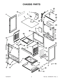 04 - Chassis Parts parts for Whirlpool Range WFG111SVQ1 / from AppliancePartsPros.com