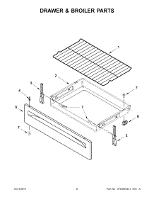 04 - Drawer & Broiler Parts parts for Whirlpool Range WFC150MLAB0 / from AppliancePartsPros.com