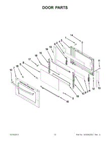 06 - Door Parts parts for Whirlpool Range SF216LXSQ3 / from AppliancePartsPros.com