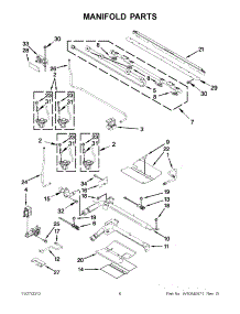 03 - Manifold Parts parts for Whirlpool Range GGG388LXQ04 / from AppliancePartsPros.com