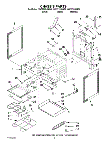 03 - Chassis Parts parts for Whirlpool Range YWFE710H0AB0 / from AppliancePartsPros.com