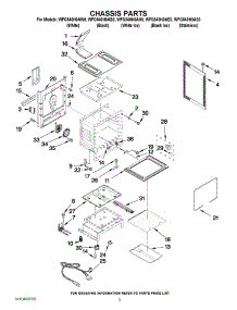 03 - Chassis Parts parts for Whirlpool Range WFG540H0AE0 / from AppliancePartsPros.com