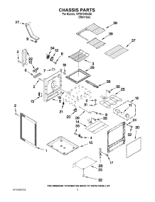 04 - Chassis Parts parts for Whirlpool Range WFI910H0AS0 / from AppliancePartsPros.com