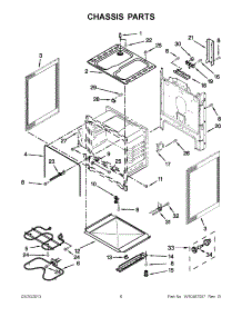 03 - Chassis Parts parts for Whirlpool Range YWFC150M0AS0 / from AppliancePartsPros.com