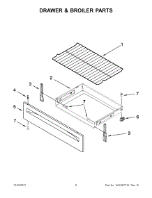 04 - Drawer & Broiler Parts parts for Whirlpool Range YWFE530C0AB0 / from AppliancePartsPros.com