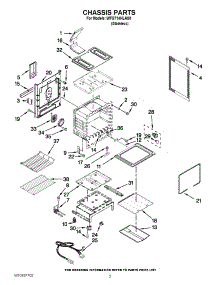 03 - Chassis Parts parts for Whirlpool Range WFG714HLAS0 / from AppliancePartsPros.com