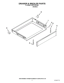 06 - Drawer & Broiler Parts parts for Whirlpool Range WFG714HLAS0 / from AppliancePartsPros.com
