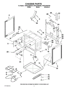 03 - Chassis Parts parts for Whirlpool Range YWFE510S0AS0 / from AppliancePartsPros.com