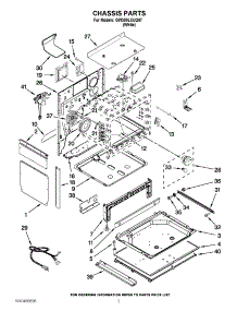 02 - Chassis Parts parts for Whirlpool Range GW399LXUQ07 / from AppliancePartsPros.com